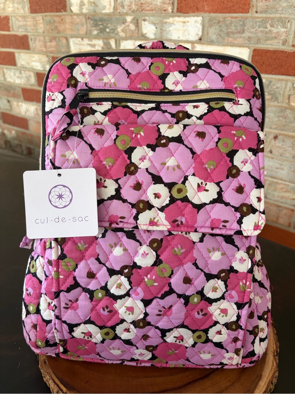 Cup-de-Sac Vera Bradley type BACKPACK NWT